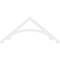 Ekena Millwork Pitch Legacy Architectural Grade PVC Gable Pediment, 72"W x 30"H x 1"P (10/12) GPP072X030X100LEG - alternate 4
